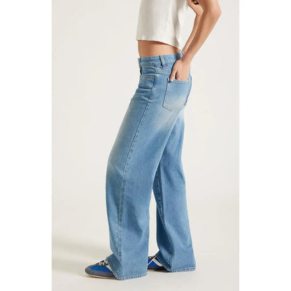 Pacsun Women'S Casey Low Rise Baggy Jeans Lighter Blue